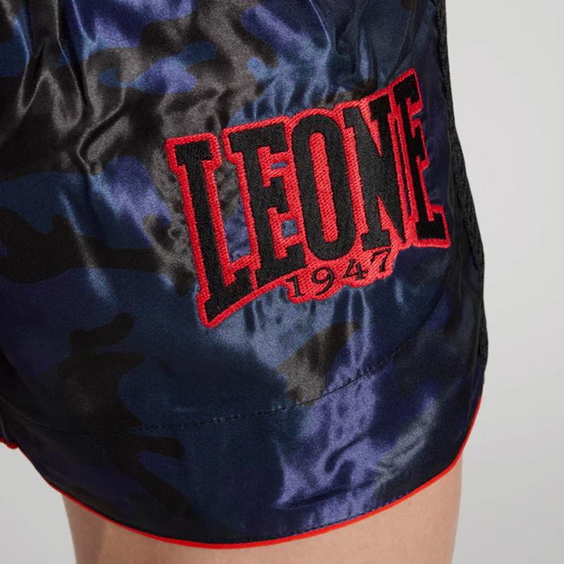 Leone CAMO thai/kick FIGHT SHORTS-blue